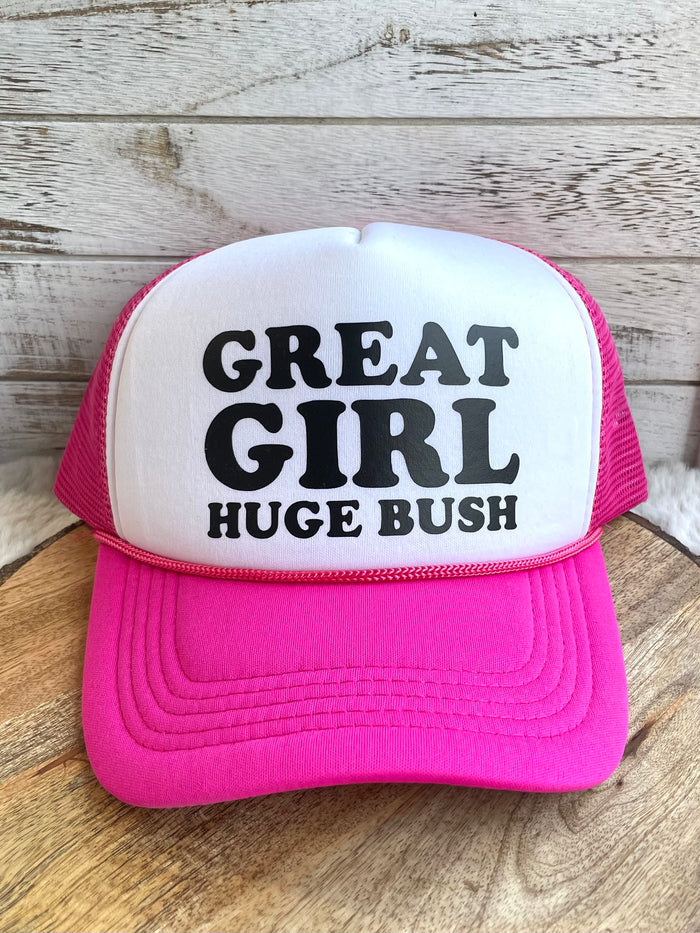 Great Girl Huge Bush Trucker Hat