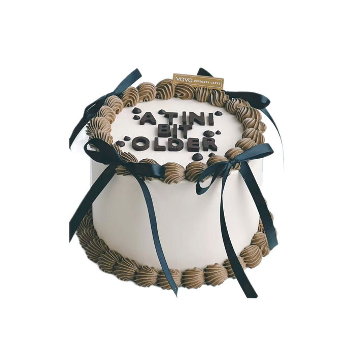 VaVa Designer Cakes A Tini Bit Older Cake – Chic, Playful, and Perfectly Grown-Up