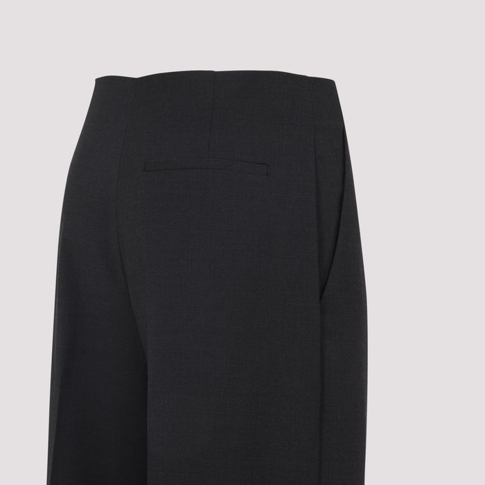 Alberta Ferretti Tropical Pants - grey straight-leg pants for women - view 3