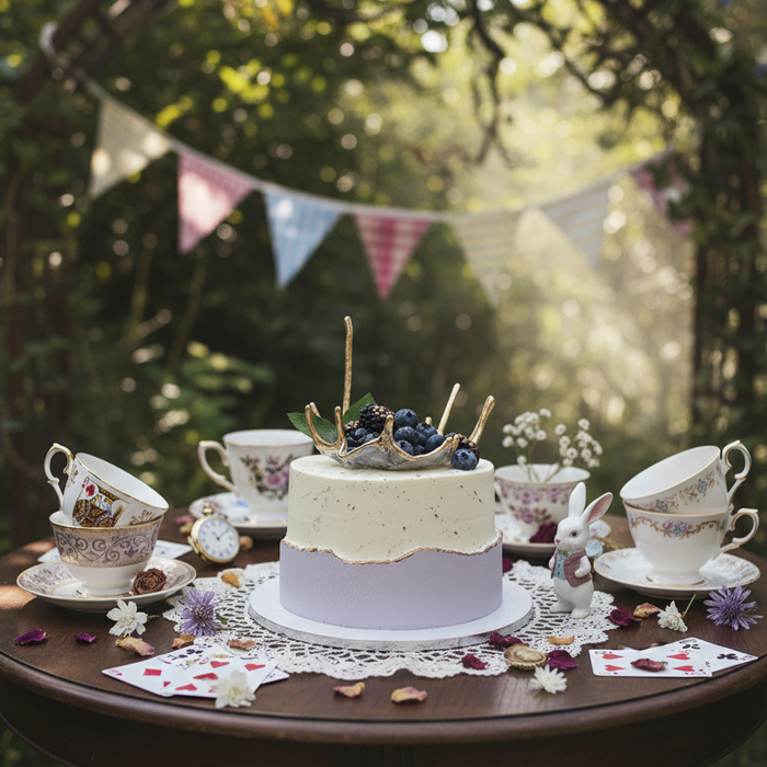 VaVa Designer Cakes Alice in Wonderland Cake – Whimsical Crown of Berries