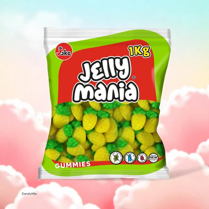 Ananas Lisses - Jake 1kg - bonbons en vrac CandyMix