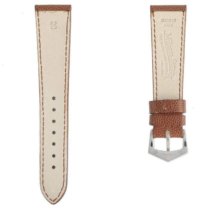 Apple Watch Leather Band Cognac Hammered Calfskin
