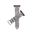 light grey leather strap for apple watch