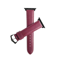 pink leather apple watch strap