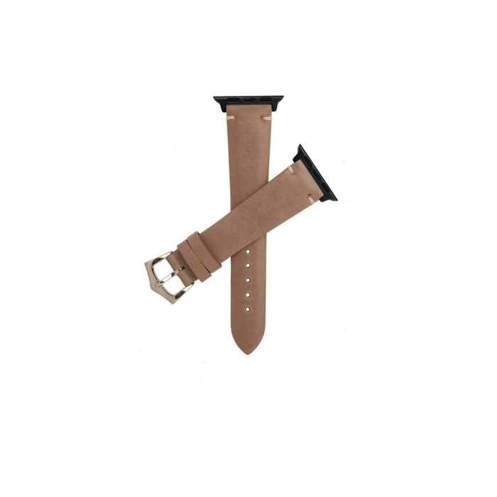 Apple watch leather band toupe colo vintage style