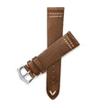 Brown Vintage Leather Watch Strap - Leather strap- Milano Straps