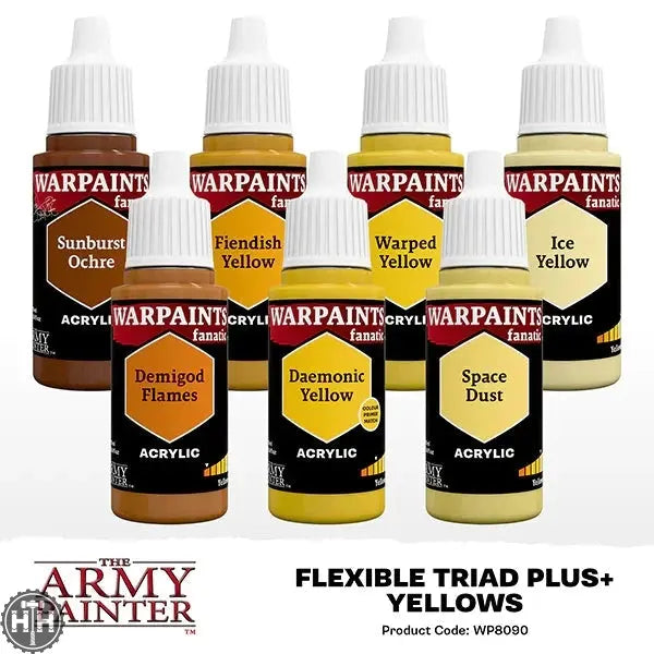Army Painter Flexible Triad Plus: Yellows Paint Set Army Painter