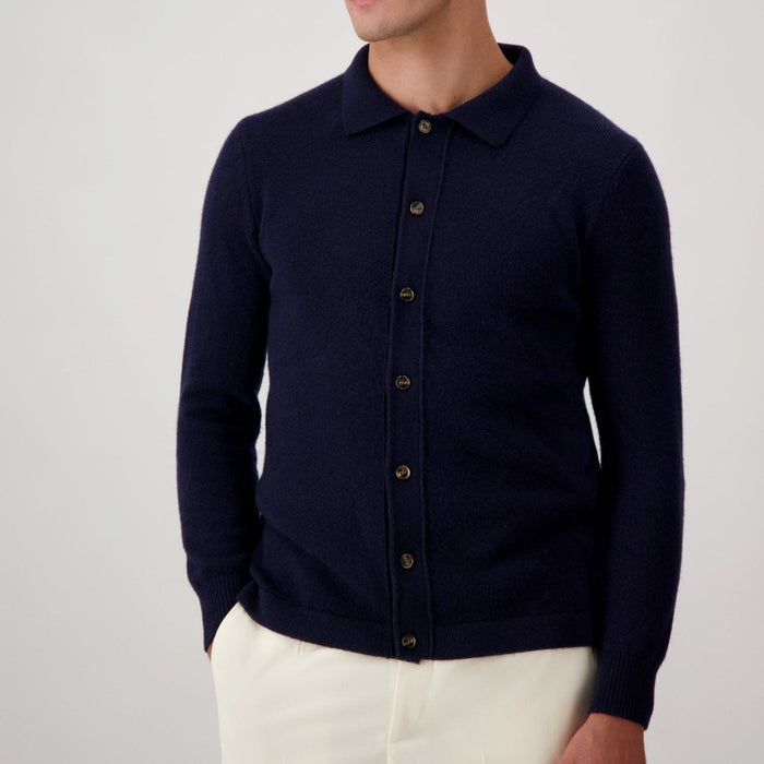 Cardigan Mcllroy In Lana E Cashmere - Maglioni - Autore - T.Luxy