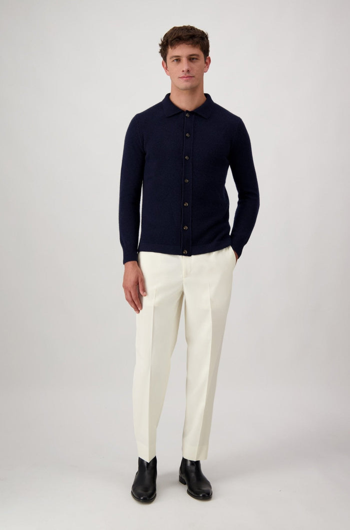 Cardigan Mcllroy In Lana E Cashmere - Maglioni - Autore - T.Luxy