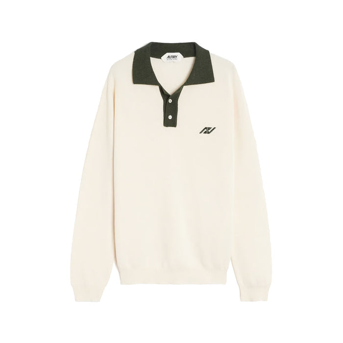 Autry Sporty Long Sleeve Polo