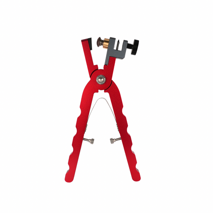 Quick release spring bar hole punch tool for creating strap holes to fit quick release spring bars securely