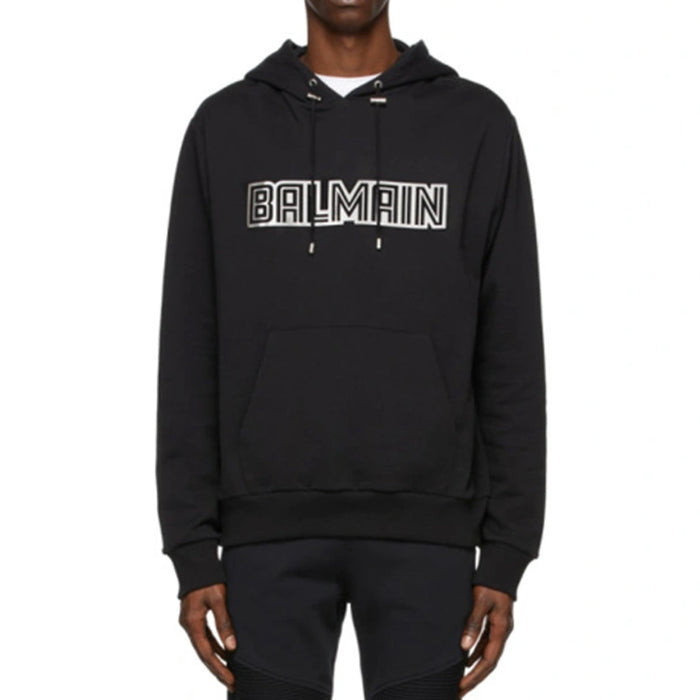 Balmain Logo Hooded Sweatshirt