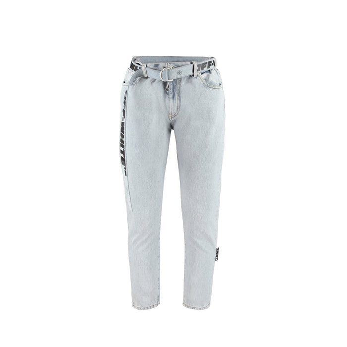Off-White Belted Denim Jeans