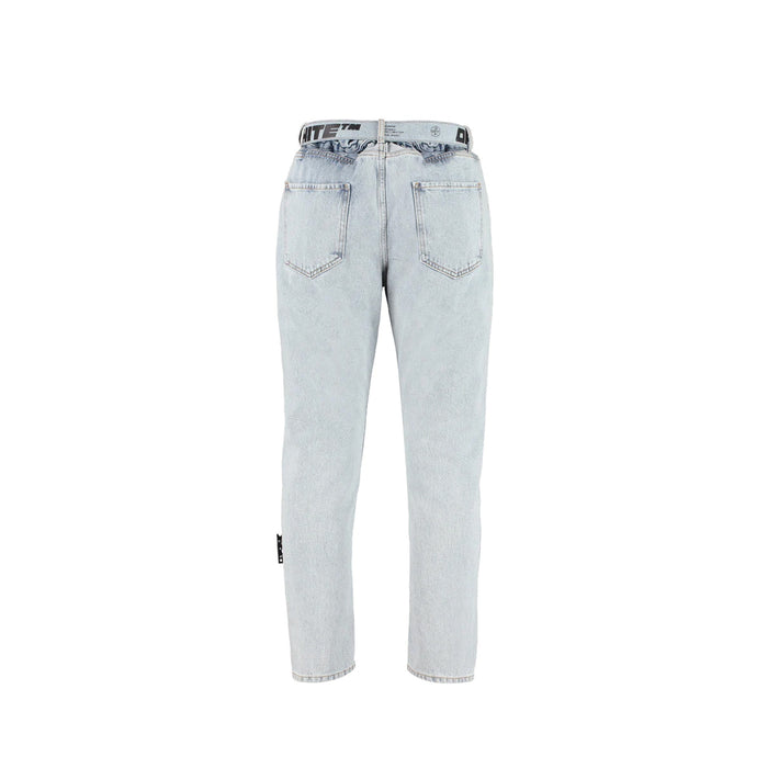 Off-White Belted Denim Jeans