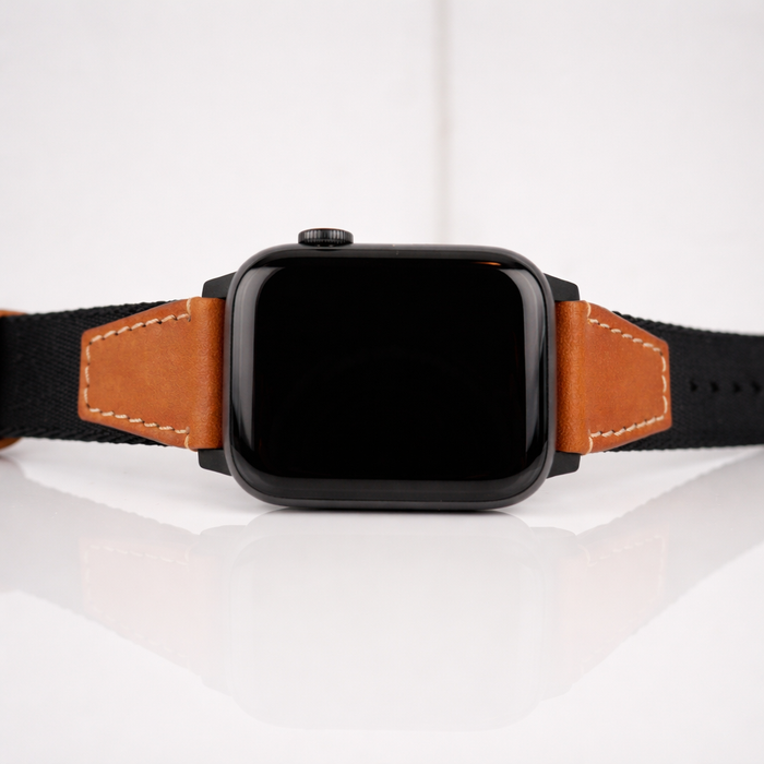 Example of matching Apple Watch case size with the correct adapter and strap combination for proper fit