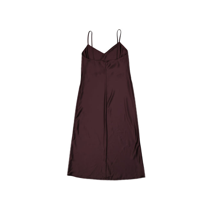 Blanca Vita Acacia Satin Slip Midi Dress