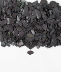 Wet blue slate chippings