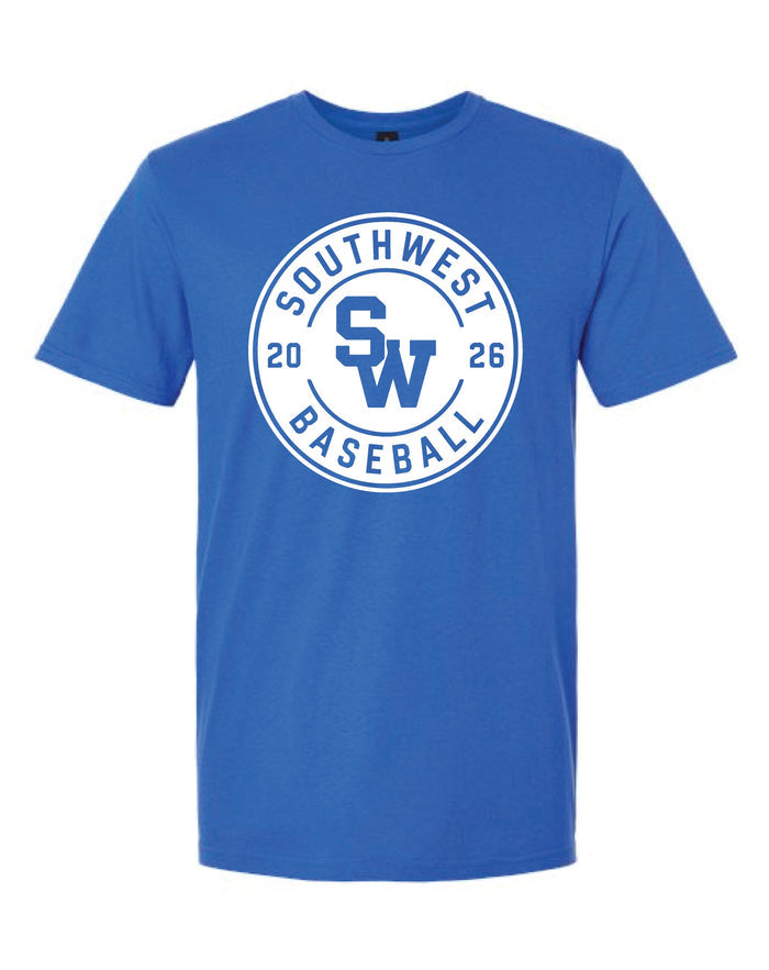 Blue Southwest SW Baseball 2026 Tee