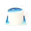 VaVa Designer Cakes Blue Starry Night Cake – Elegant Galaxy-Inspired Celebration