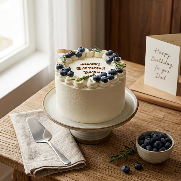 VaVa Designer Cakes Blueberry Rosemary Cream Chiffon Cake – Understated and Effortlessly Elegant