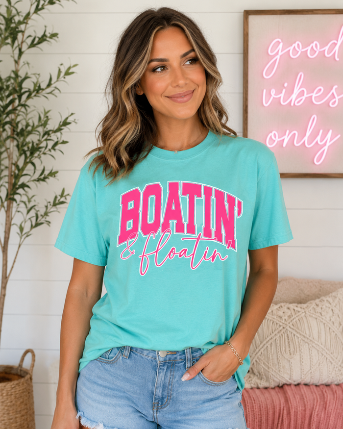 Boatin' & Floatin' Tee