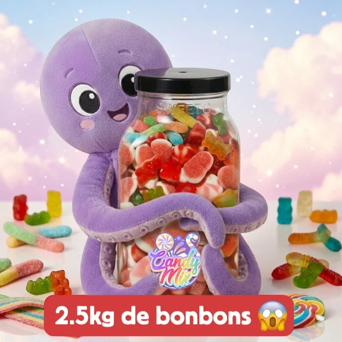 Bonbonnière Live 2.5kg - bonbons en vrac CandyMix