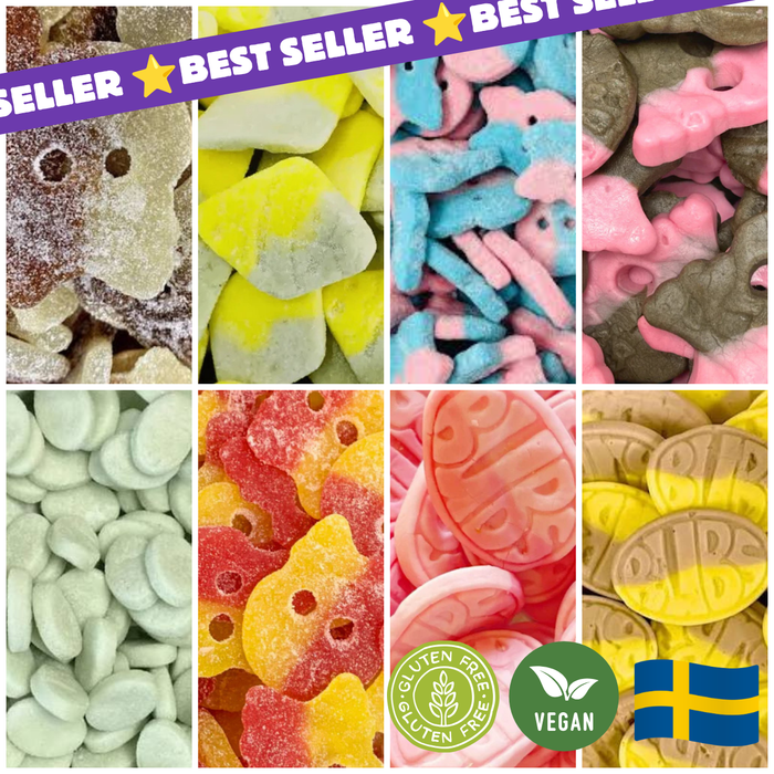 🌱🍬 Bonbons Bubs - Bonbons suédois 400g