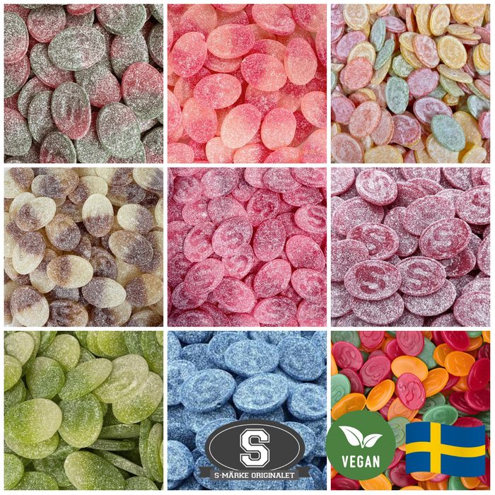 🌱🍬 Bonbons S-MARKE - Bonbons Suédois 500g