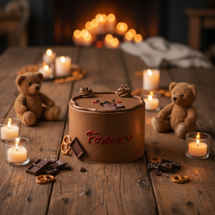 VaVa Designer Cakes Brown Bear Cake – A Sweet Chocolate Hug for Every Celebration