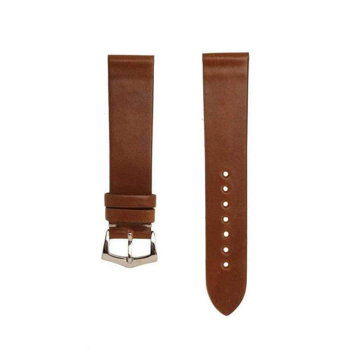 Brown Cordovan Leather  No Stitches Watch Strap - Leather strap- Milano Straps
