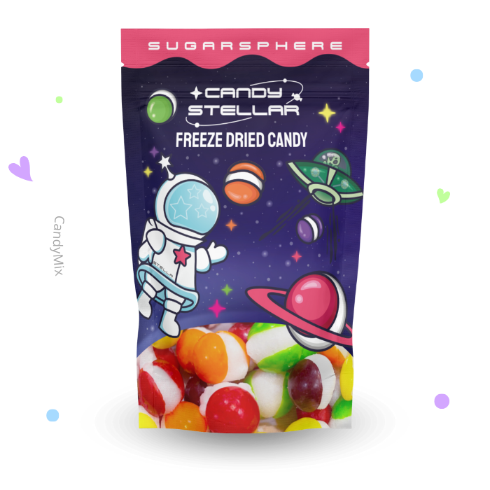 CandyStellar Sugarsphere (Skittles Fruits) - Freeze Dried Candy - bonbons en vrac CandyMix