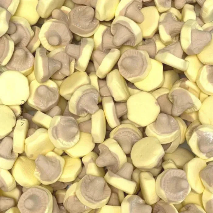 🍬 Champignons Banane-Caramel Franssons - Bonbons Suédois