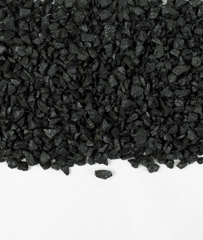 Wet charcoal granite gravel