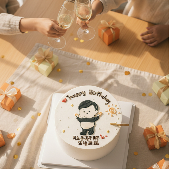 VaVa Designer Cakes Charming Boy Fat Fat Baby Cake – Sweet Luck, Happy Life