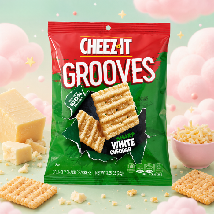 Cheez-It Grooves White Cheddar