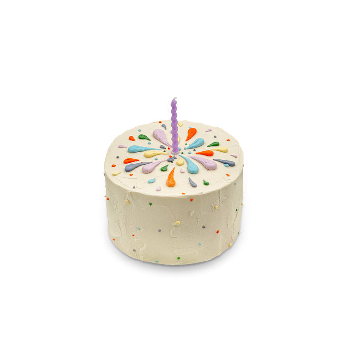 VaVa Designer Cakes Confetti Splash Birthday Chiffon Cake - a fun burst of rainbow