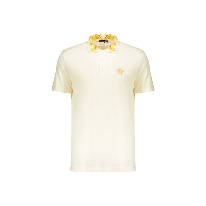Versace Contrast Collar Polo