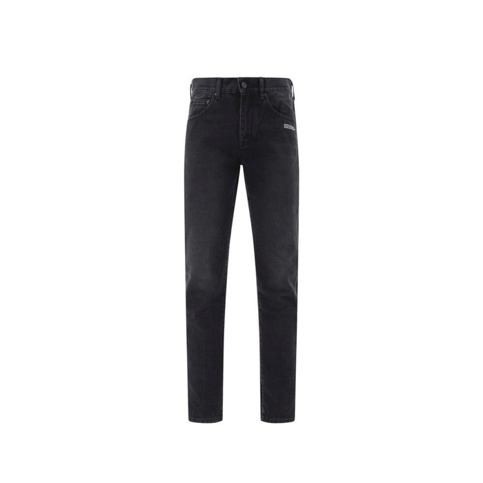 Off-White Cotton Denim Jeans