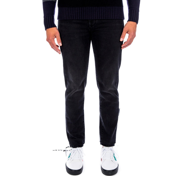 Off-White Cotton Denim Jeans