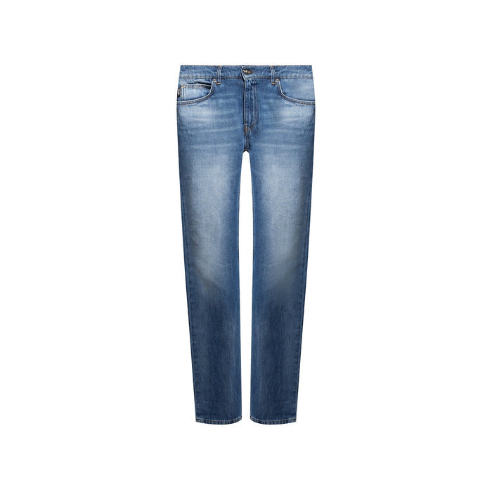 Versace Cotton Logo Denim Jeans