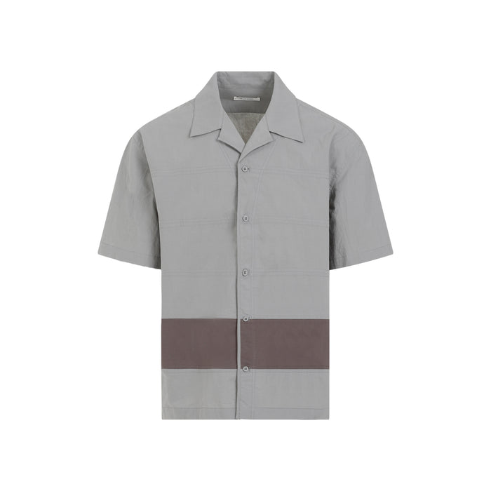 Craig Green Barrel Shirt - grey short-sleeved shirt for men