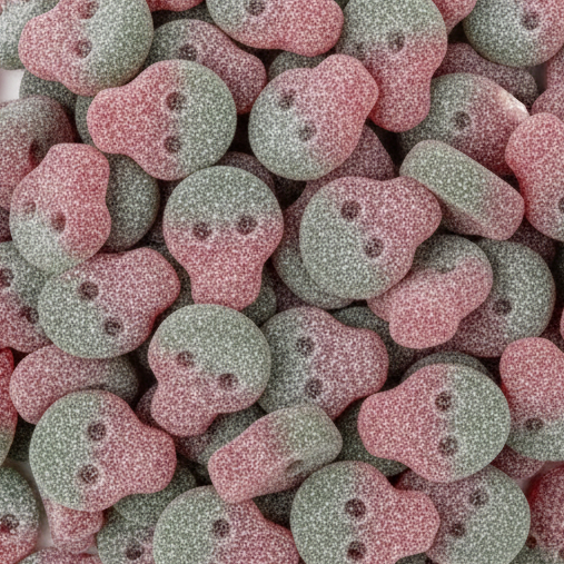 ✨🌱 Crânes suédois Pastèque - Bonbons Suédois