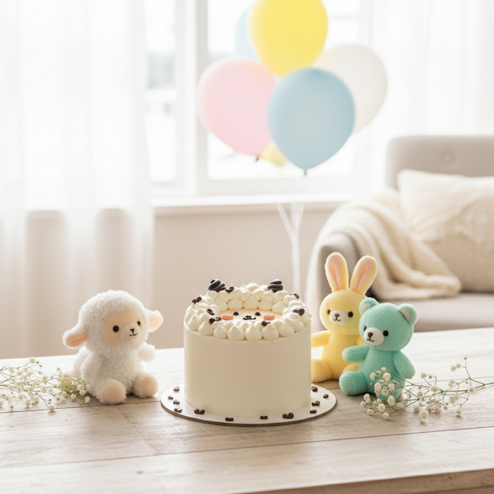 VaVa Designer Cakes Cutie Sheep Cake – A Fluffy Delight of Sweet Charm