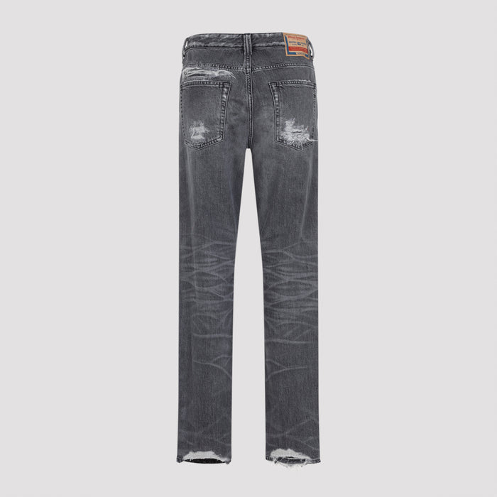 Diesel 1988 D-Ark Jeans - grey distressed jeans for women - view 2