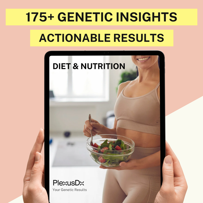 PlexusDx genetic report detail showing nutrient absorption and dietary response analysis results