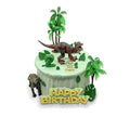 VaVa Designer Cakes Dino Green Jungle Birthday Cake – A Little Prehistoric Magic