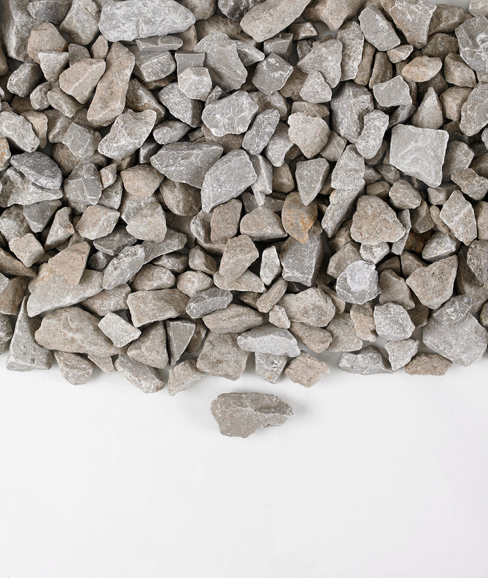 Dove grey limestone gravel
