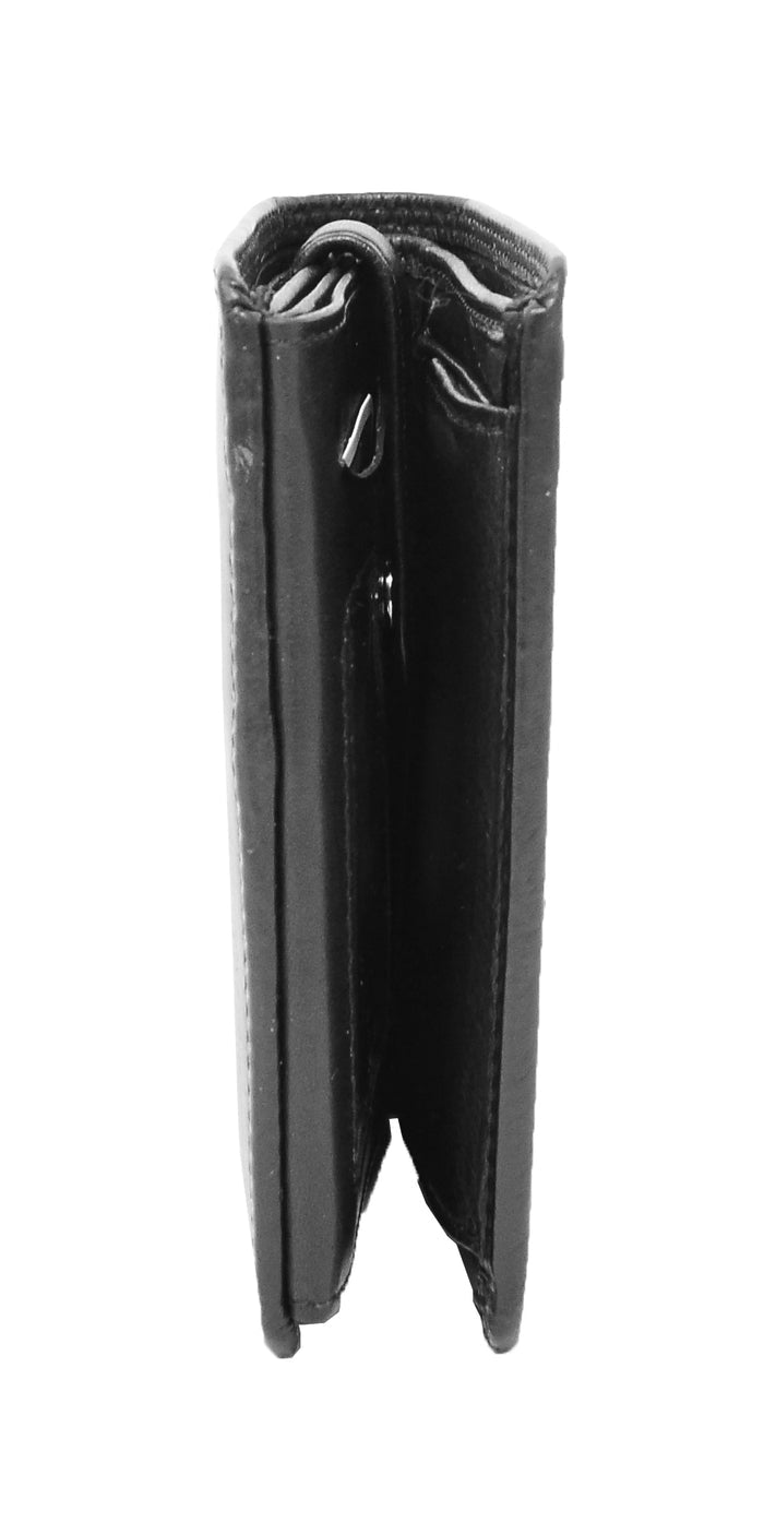 DR426 Men's Soft Leather Large Size Wallet Black 3