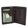 DR426 Men's Soft Leather Large Size Wallet Brown 1