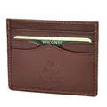 DR429 Premium Leather Card Holder Brown 1